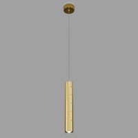 Подвесной светодиодный светильник Elektrostandard Bong 50214/1 Led золото a055667