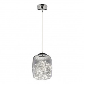 Подвесной светодиодный светильник Lumina Deco Daisy LDP 6824-220 CHR+GY