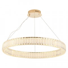 Подвесной светодиодный светильник Crystal Lux Musika SP70W Led Gold