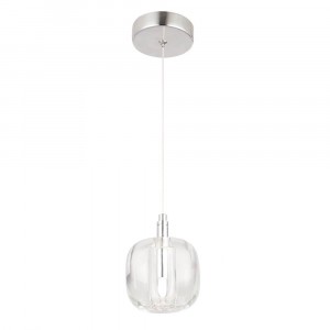 Подвесной светильник Crystal Lux Box SP1 Chrome/Transparent