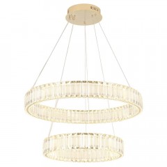 Подвесной светодиодный светильник Crystal Lux Musika SP100W Led Gold