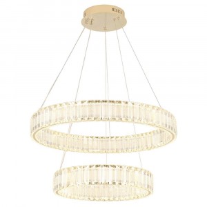 Подвесной светодиодный светильник Crystal Lux Musika SP100W Led Gold