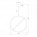 Подвесной светодиодный светильник Eurosvet Element 90282/1 хром
