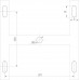 Потолочный светодиодный светильник Arlight IM-Quadro-Emergency-3H-S350x350-33W Warm3000 041010