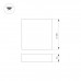 Потолочный светодиодный светильник Arlight IM-Quadro-Emergency-3H-S600x600-64W Warm3000 041046