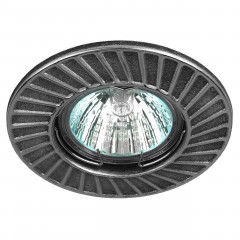Встраиваемый светильник ЭРА Штампованный ST6 CH/BK Б0036489