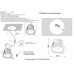 Встраиваемый светодиодный светильник Crystal Lux CLT 005C108 WH 4000K