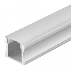 Профиль с рассеивателем Arlight ALU-SLIM-H15-2000 ANOD+FROST 018246