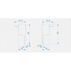 Заглушка Deko-Light End Cap H-EL-03-10 Set 2 pcs 979210
