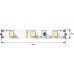 Светодиодная лента SWG 4,8W/m 60LED/m 2835SMD теплый белый 5M 001694