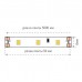 Светодиодная лента SWG 6,3W/m 60LED/m 2835SMD теплый белый 5M 001574
