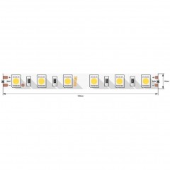 Светодиодная лента SWG 14,4W/m 60LED/m 5050SMD холодный белый 5M 006319
