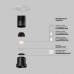Встраиваемый светильник Technical DL120-10W-2.7K-TRS-B