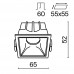 Встраиваемый светильник Technical DL043-01-10W3K-D-SQ-W