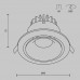 Встраиваемый светильник Technical DL031-L12W4K-D-B