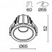 Встраиваемый светильник Technical DL043-01-10W3K-RD-WB