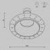Встраиваемый светильник Technical DL126-GU10-TRS-W