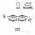 Встраиваемый светильник Technical DL086-02-GX53-SQ-W