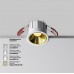 Встраиваемый светильник Technical DL043-01-10W2.7K-RD-W