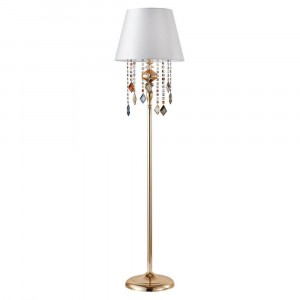 Торшер Crystal Lux Mercedes PT1 Gold/Color