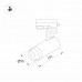 Трековый светодиодный светильник Arlight LGD-Gelios-4TR-R95-40W Warm3000 031228