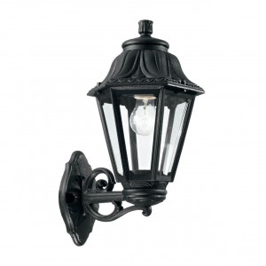 Уличный настенный светильник Ideal Lux Anna AP1 Big Nero 101491