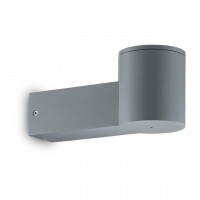Уличный настенный светильник Ideal Lux Clio MAP1 Grigio 146782